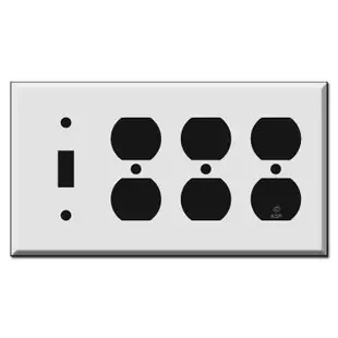 1 Toggle 3 Duplex Outlet Cover Switch Plates