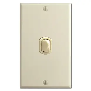 1 Vertical Low Voltage Despard Light Switch Cover Set – Ivory