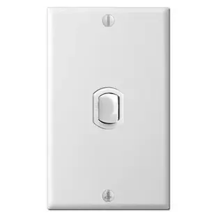 1 Vertical Low Voltage Despard Sierra Switch Cover Set – White