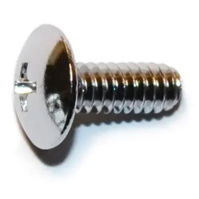 10-24 x 1/2″ Brass Coarse Thread Phillips Truss Head Machine Screws