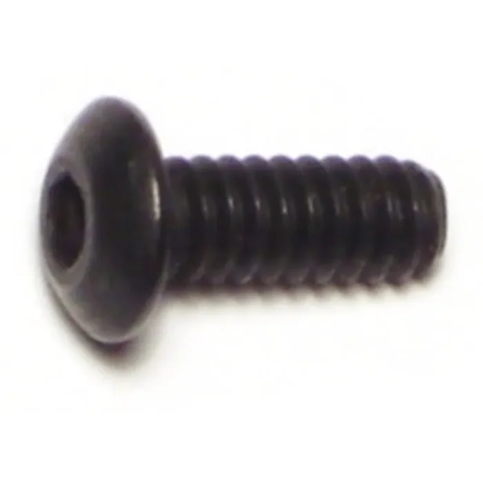 10-24 x 1/2″ Plain Steel Coarse Thread Button Head Socket Cap Screws
