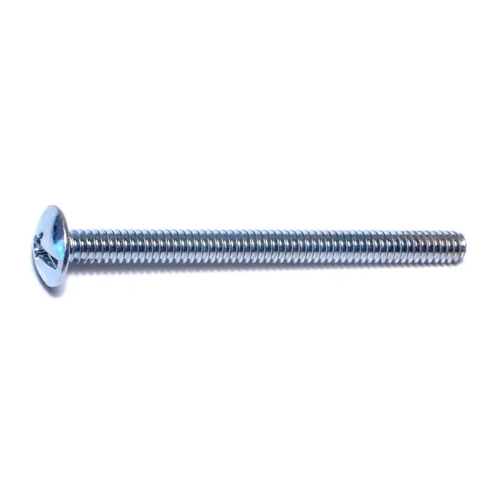 10-24 x 2-1/2″ Zinc Plated Steel Coarse Thread Combo Truss Head Machine Screws
