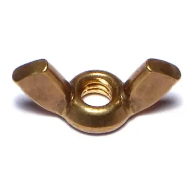 10-24 x 23/32″ Brass Coarse Thread Cold Forged Wing Nuts