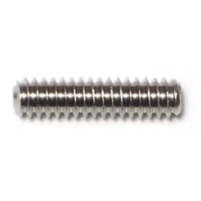 10-24 x 3/4″ 18-8 Stainless Steel Coarse Thread Hex Socket Headless Set Screws