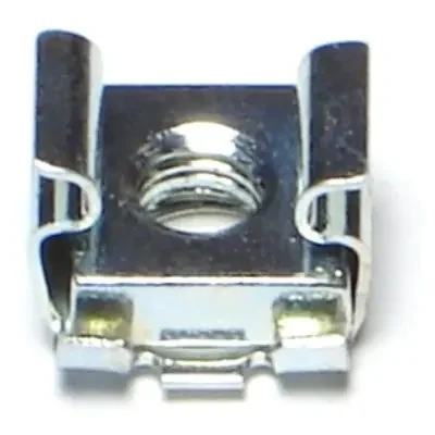 10-32 x .025″ to .063″ Zinc Plated Steel Fine Thread Cage Nuts