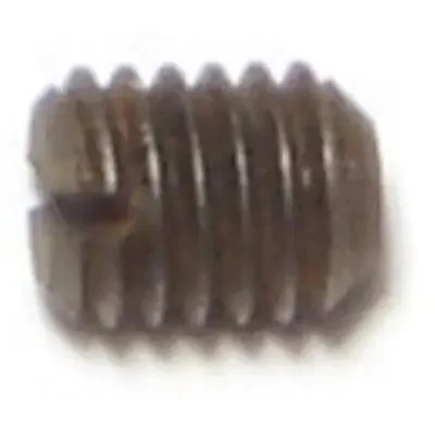 10-32 x 1/4″ Steel Fine Thread Slotted Headless Set Screws