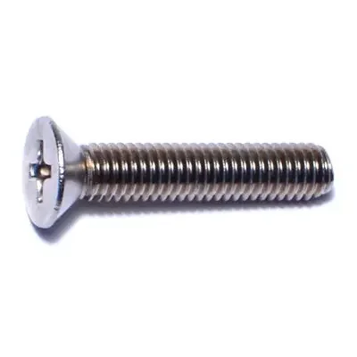 10-32 x 1″ 18-8 Stainless Steel Fine Thread Phillips Flat Head Machine Screws