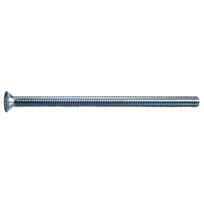 10-32 x 3-1/2″ Zinc Plated Steel Coarse Thread Phillips Flat Head Machine Screws