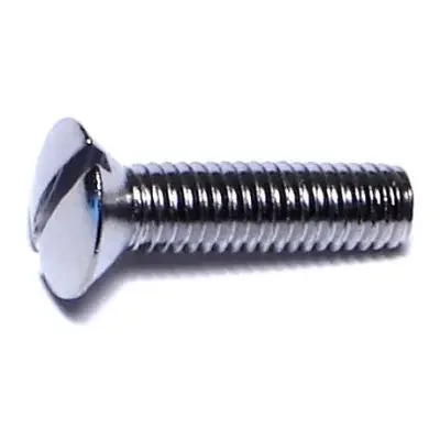 10-32 x 3/4″ Brass Fine Thread Slotted Oval Head Machine Screws