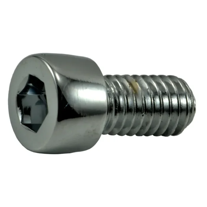 10-32 x 3/8″ Chrome Plated Steel Fine Thread Smooth Head Socket Cap Screws