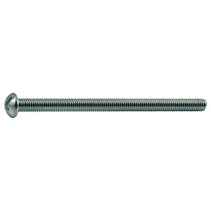 10-32 x 3″ Zinc Plated Steel Fine Thread Combo Round Head Machine Screws