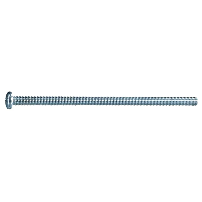 10-32 x 4″ Zinc Plated Steel Coarse Thread Phillips Pan Head Machine Screws