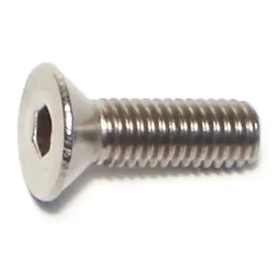 10-32 x 5/8″ 18-8 Stainless Steel Fine Thread Flat Head Socket Cap Screws