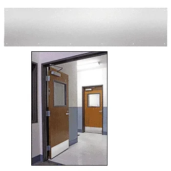 10″ x 34″ Brushed Stainless Kick Plate by C.R. Laurence