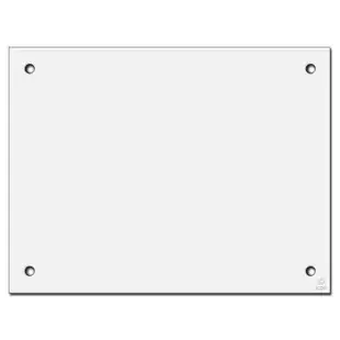 10″ x 8″ Flat Panel Wall Plate Cover for Large Hole – Corner Screws