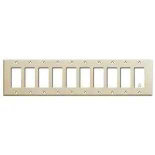 10 Gang GFCI Covers – Ivory