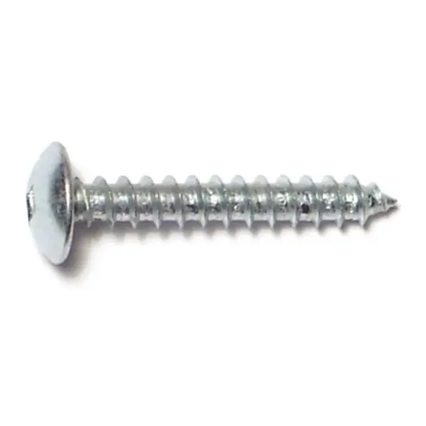 10 x 1-1/4″ Zinc Plated Steel Square Drive Truss Head Sheet Metal Screws