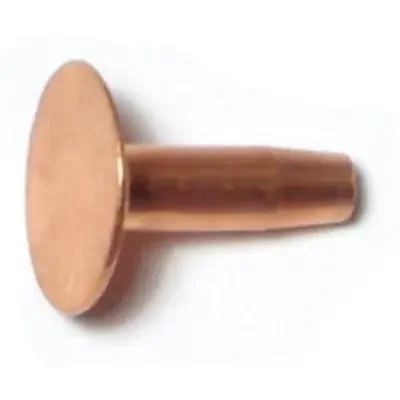 10 x 1/2″ Copper Belt Rivets