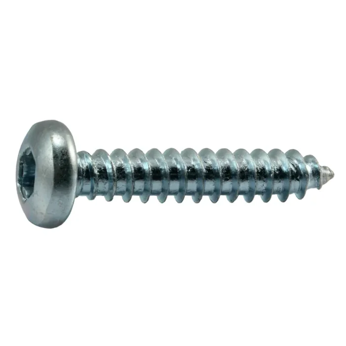 10 x 1″ Zinc Plated Steel Star Drive Pan Head Sheet Metal Screws