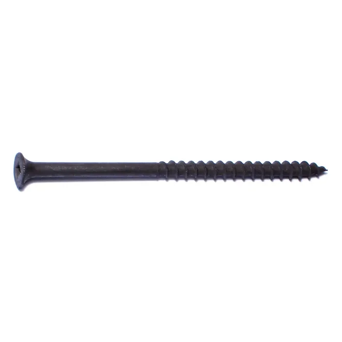 10 x 3-1/2″ Black Phosphate Steel Coarse Thread Square Drive Bugle Head Drywall Screws