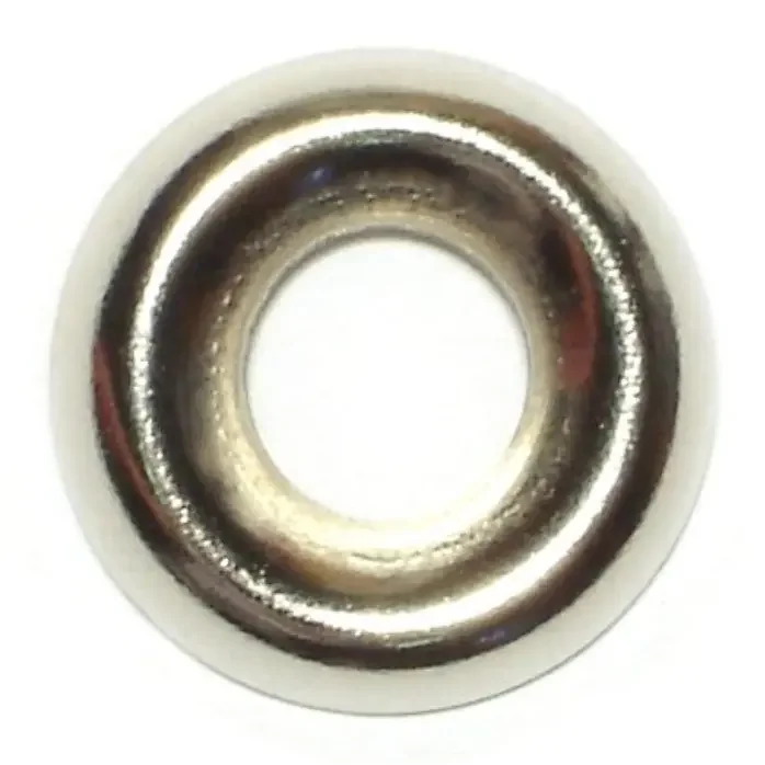 10 x 7/32″ x 19/32″ Nickel Plated Brass Finishing Washers