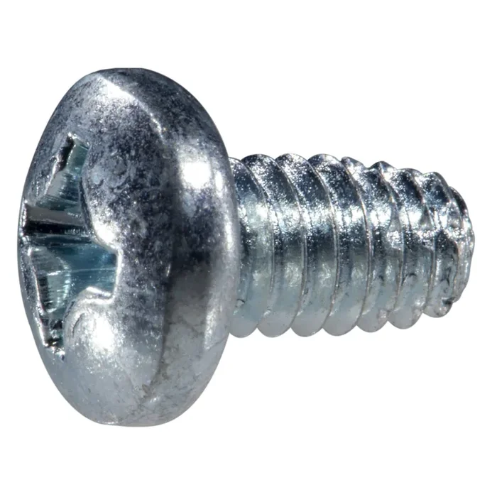 12-24 x 3/8″ Zinc Plated Steel Coarse Thread Phillips Pan Head Type F Sheet Metal Screws