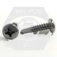 #12 Pan Head Phillips Self-Drilling Screws (#3 Point), Hardened 410 Stainless Steel (Bulk)