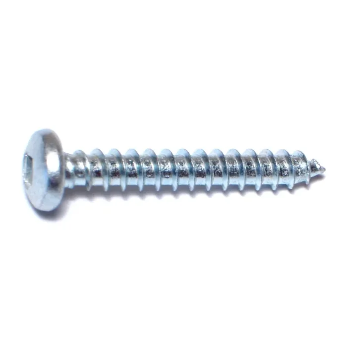 12 x 1-1/2″ Zinc Plated Steel Square Drive Pan Head Sheet Metal Screws