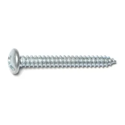 12 x 1-3/4″ Zinc Plated Steel Combo Pan Head Sheet Metal Screws