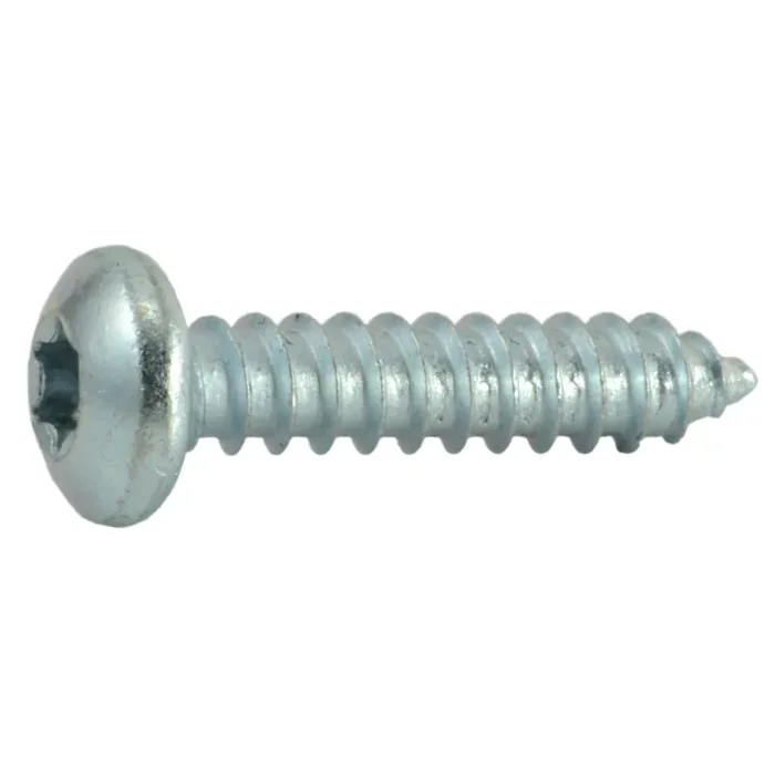 12 x 1″ Zinc Plated Steel Star Drive Pan Head Sheet Metal Screws