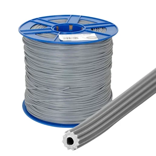 .135″ Gray Serrated Screen Retainer Spline – Bulk 15 Pound Roll by C.R. Laurence