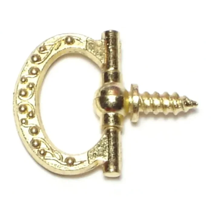 15/16″ Brass Plated Steel Floral Decorative Rings