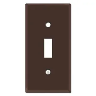 2.25″ Skinny Toggle Switch Plates – Brown
