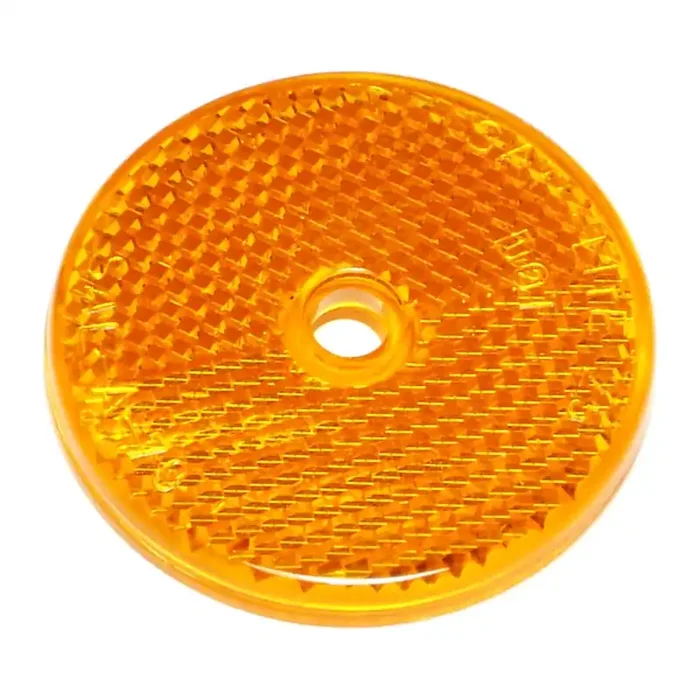 2-3/16″ Amber Plastic Reflectors