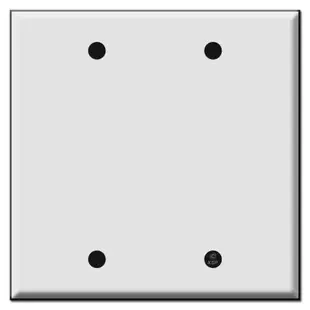 2 Blank Wall Switch Plate Covers