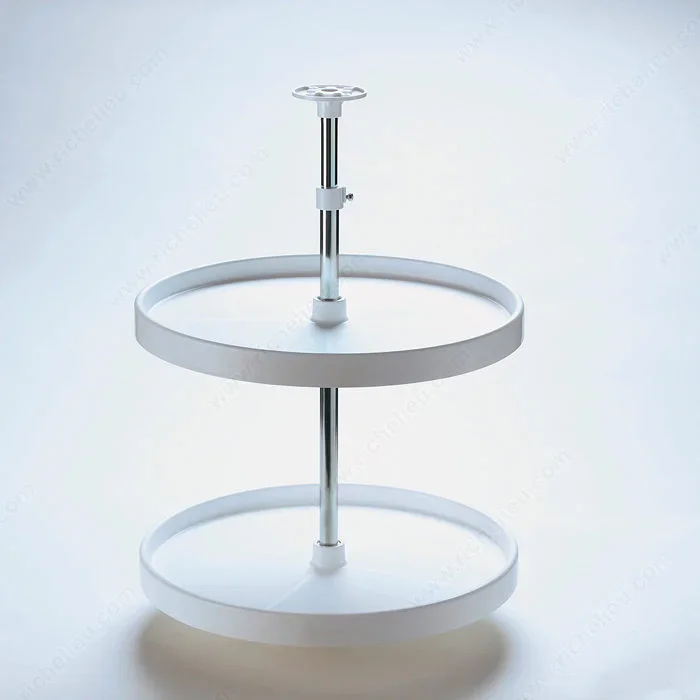 2-Shelf Lazy Susan Set by Richelieu – Efficient Corner Cabinet Storage