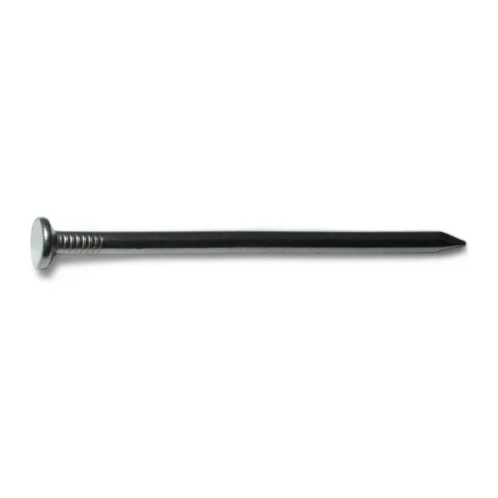 20d 4″ Bright Steel Smooth Shank Common Flat Head Nails