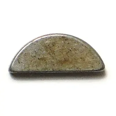 2mm x 5mm Zinc Plated Steel Woodruff Keys