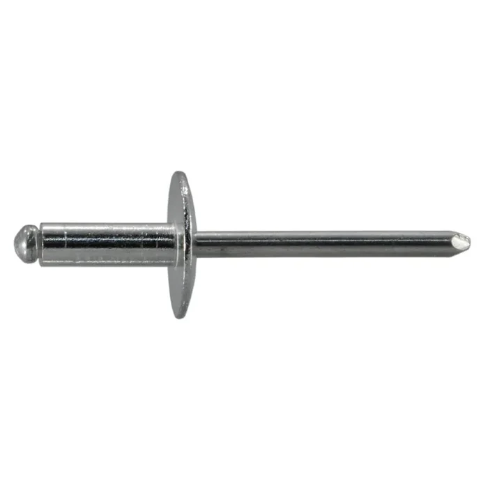 3/16″ x 1/4″ x 3/8″ Aluminum Large Flange Head Pop Rivets
