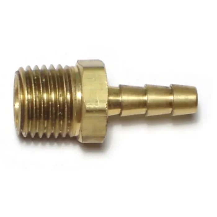 3/16″ x 1/4MIP Brass Hose Barbs