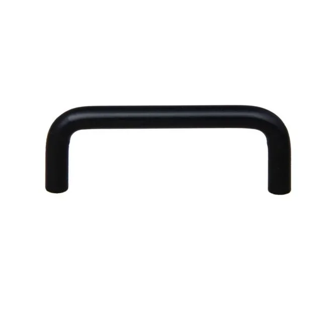 3-3/10″ Wire Cabinet Pull – Matte Black Finish by Crown Cabinet Hardware