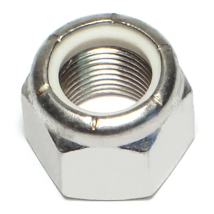 3/4″-16 18-8 Stainless Steel Fine Thread Nylon Insert Lock Nuts