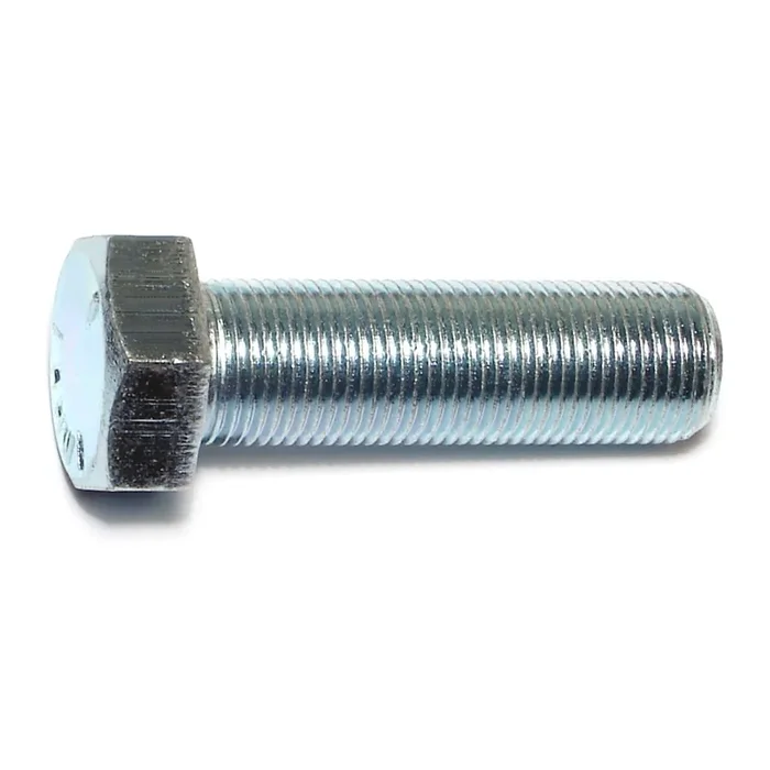 3/4″-16 x 2-1/2″ Zinc Plated Grade 5 Steel Fine Thread Hex Cap Screws