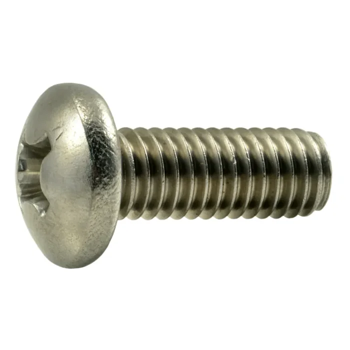3/8″-16 x 1″ 18-8 Stainless Steel Coarse Thread Phillips Pan Head Machine Screws