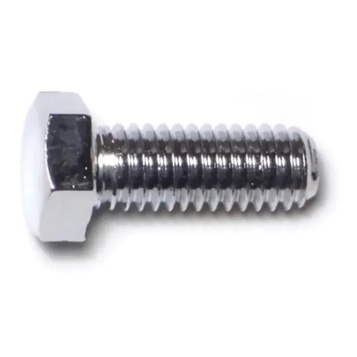 3/8″-16 x 1″ Chrome Plated Grade 5 Steel Coarse Thread Hex Cap Screws