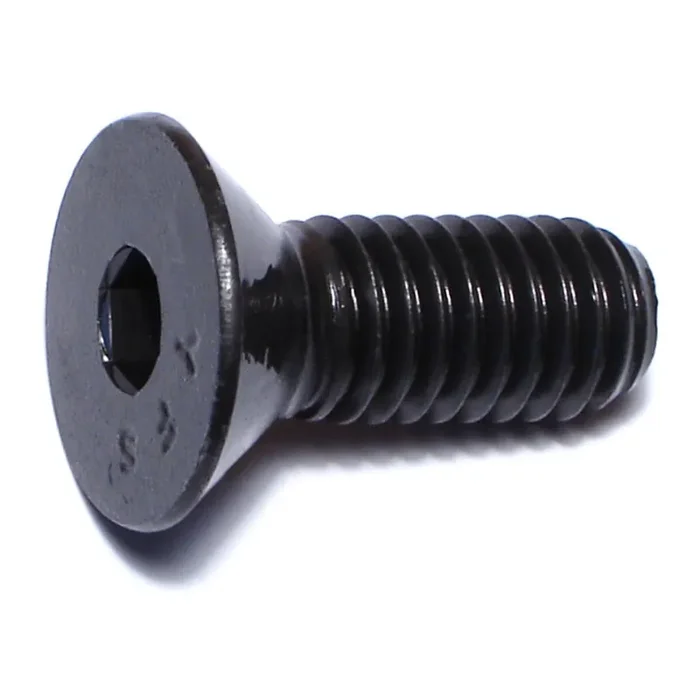 3/8″-16 x 1″ Plain Steel Coarse Thread Flat Head Socket Cap Screws