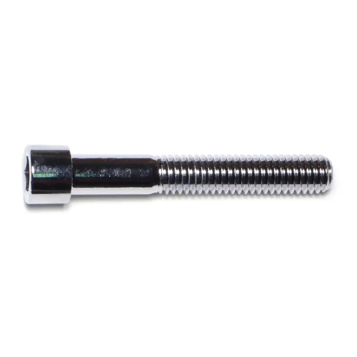 3/8″-16 x 2-1/2″ Chrome Plated Grade 8 Steel Coarse Thread Smooth Head Socket Cap Screws