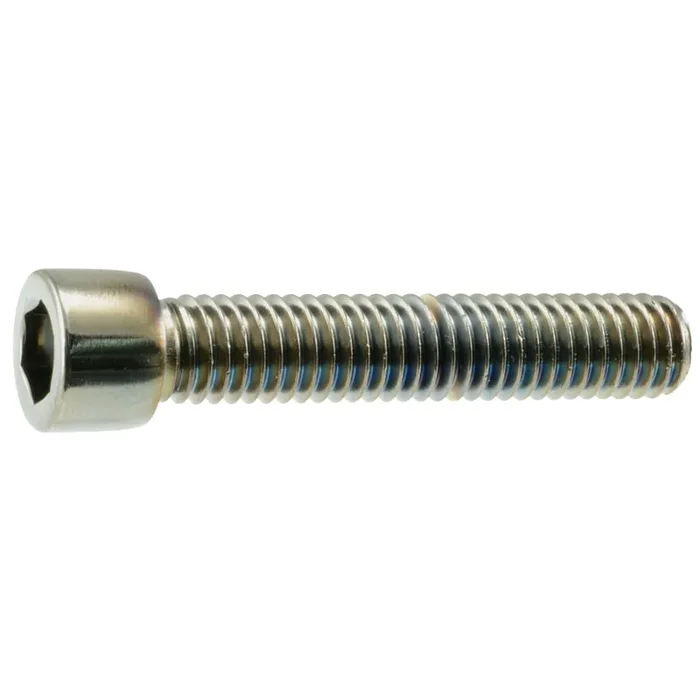 3/8″-16 x 2″ Black Chrome Plated Steel Coarse Thread Smooth Socket Cap Screws