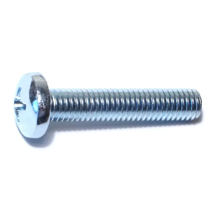 3/8″-16 x 2″ Zinc Plated Steel Coarse Thread Phillips Pan Head Machine Screws