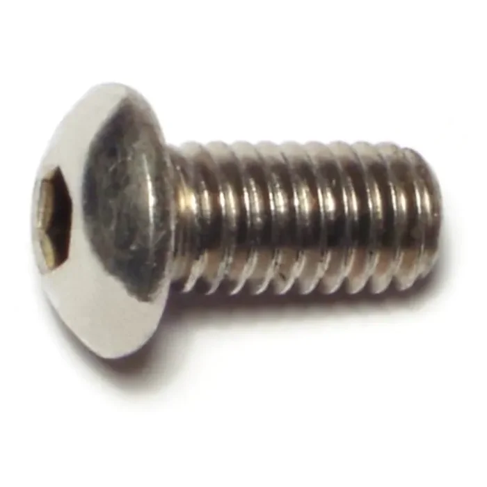 3/8″-16 x 3/4″ 18-8 Stainless Steel Coarse Thread Button Head Socket Cap Screws